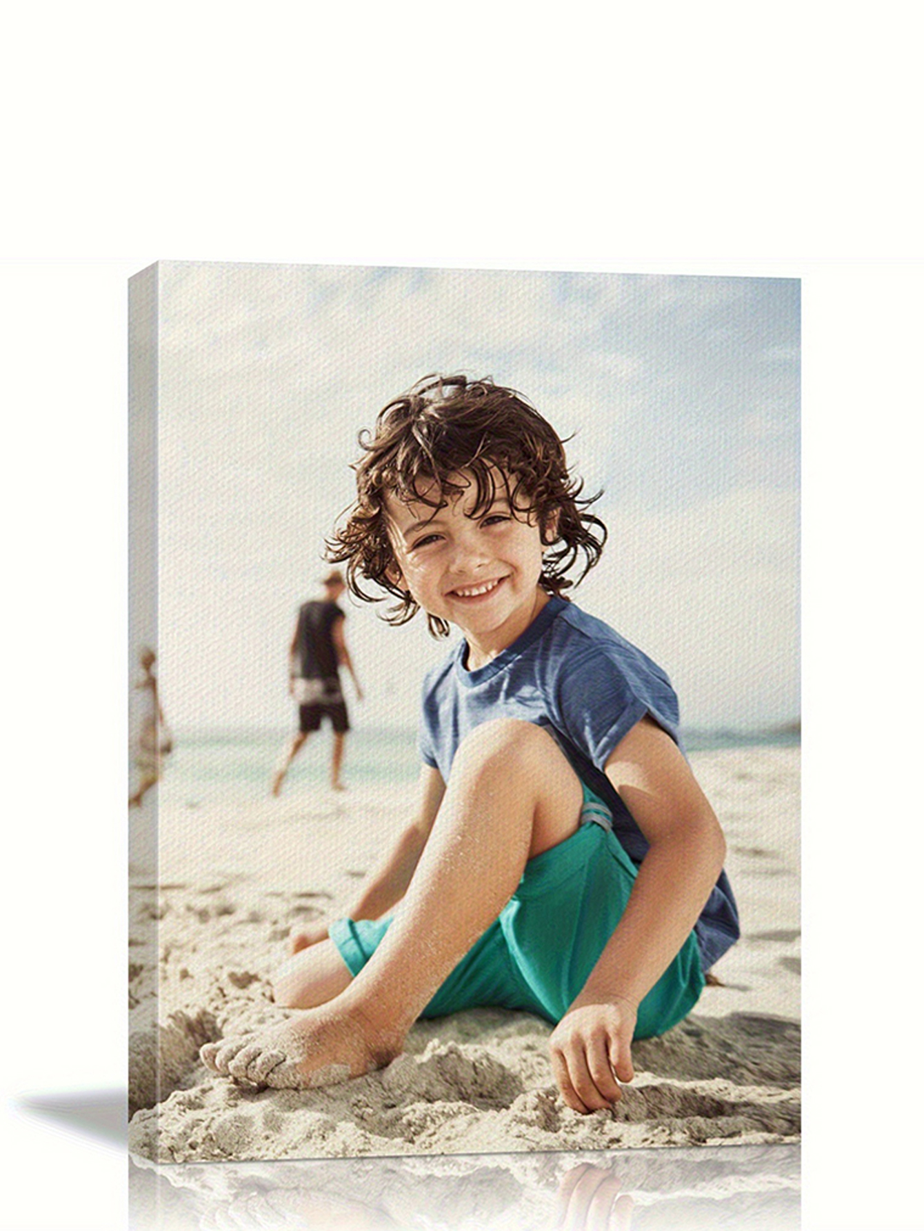 Custom Wood-Framed Canvas 2D Flat Artwork